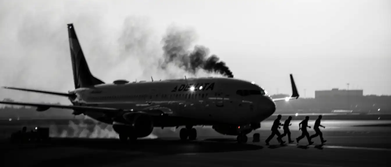 Тревожное утро в Атланте: дым в кабине пилотов заставил самолет Delta экстренно вернуться на землю