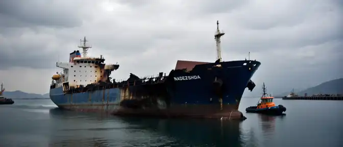 Драма в Черном море: поврежденное атакой беспилотников турецкое судно доставлено в порт Самсун
