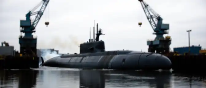 Под взором адмирала: атомный крейсер «Ульяновск» вышел из дока на путь испытаний